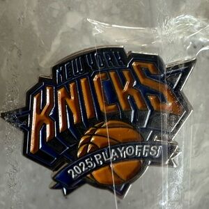 New NBA New York Knicks 2025 Playoffs Pin Ticket Holder Swag. Sports Memorabilia